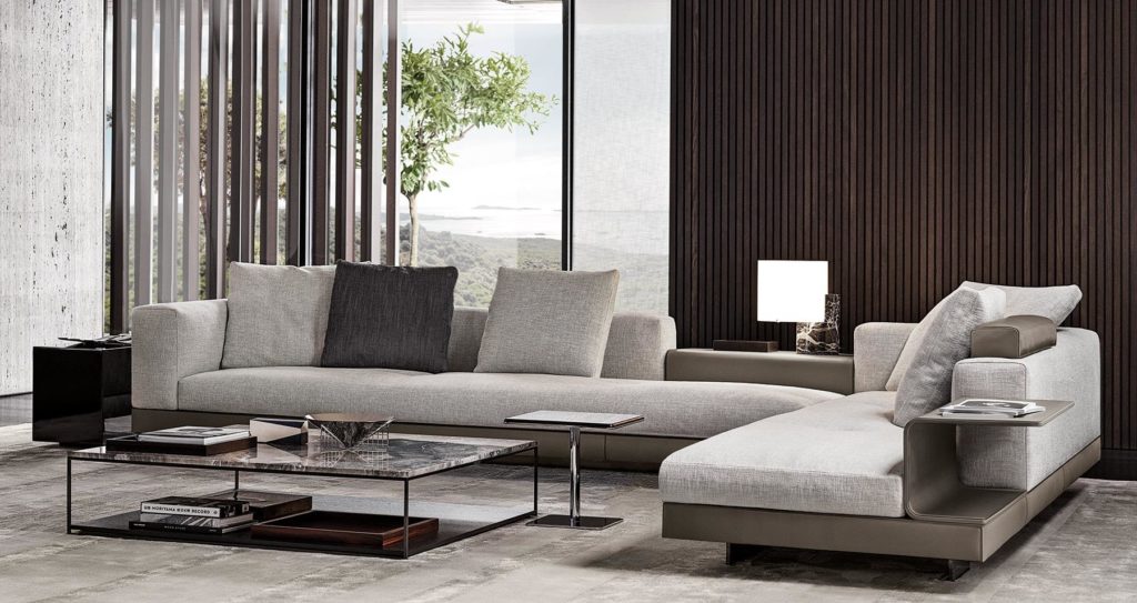 Canapé d'angle Minotti Connery